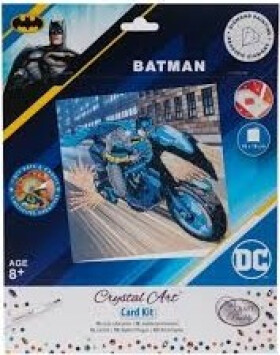 Crystal Art pohlednice - Batman, 18x18cm - EPEE
