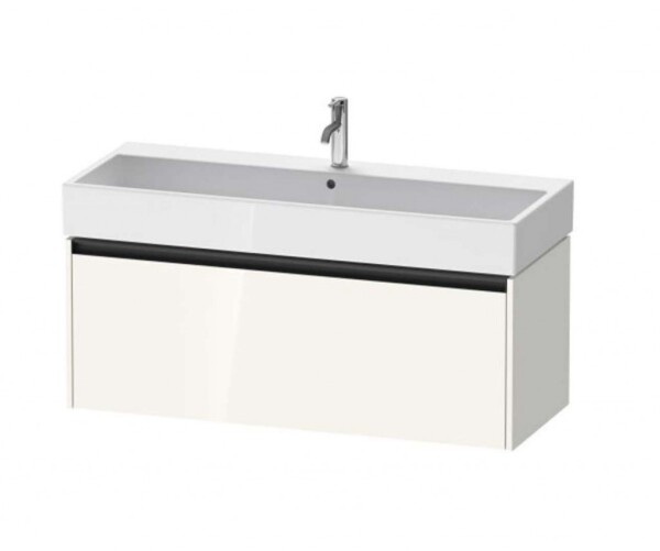DURAVIT - Ketho.2 Umyvadlová skříňka 44x118x46 cm, 1 zásuvka, lesklá bílá K25079022220000