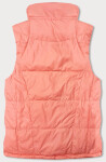 Oboustranná dámská vesta v lososové barvě model 18471326 Růžová XXL (44) - Miss TiTi
