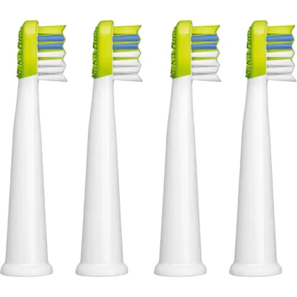 SENCOR SOX 014GR Náhradní hlavice pro kartáček bílá (4ks) / pro SENCOR SOC 091x (8590669274154)