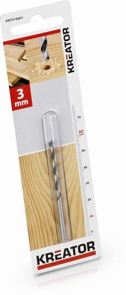 PowerPlus KRT010601 - Vrták do dřeva 3x60 mm