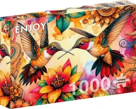ENJOY Puzzle Útočiště kolibříků