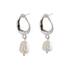LUNICA Stříbrné večerní náušnice PERLY 0557