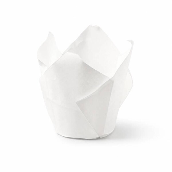 Dortisimo Košíčky na muffiny Tulip bílé 5 x 8 cm (50 ks)