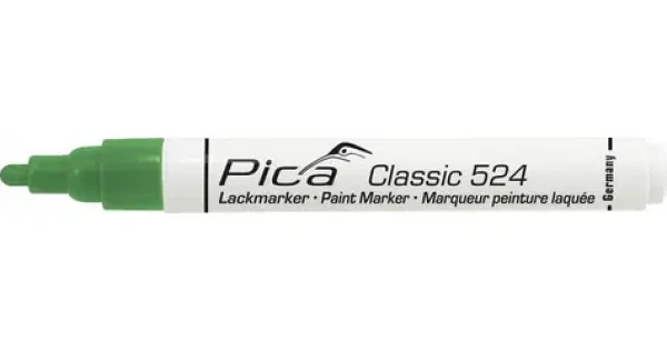 Pica-Marker Classic Industrial zelená / Lakový popisovač / kulatý hrot 2-4 mm (524/36)