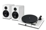 Pro-Ject JukeBox E1 HiFi Set White / Kompletní stereofonní audio systém s gramofonem (9pjukee1hswh)