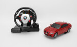 Mamido Autíčko na dálkové BMW M3 1:18 s volantovým ovládáním červené