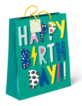 Dárková taška velká - Happy Birtday (26 × 12,7 × 32,4 cm) - Albi