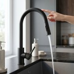 REA - Kuchyňská baterie Fresh Touch Black Matt REA-B6734