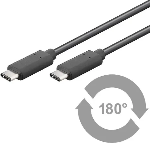 MicroConnect USB3.1 Type C (M) - Type C (M) 0.5m černá (USB3.1CC0.5)