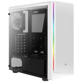 AeroCool Rift bílá / PC skříň / Midi Tower / ATX / bez zdroje / RGB / průhledná bočnice (ACCM-PV13012.21)