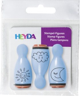 HEYDA Dřevěná razítka kuželky - obloha