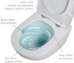 HOPA - WC závěsné VORTEX RIMLESS vč. sedátka soft close MIDDLE, 49,5×36,5×36,5 OLKLT046EUQ3