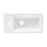 Umývátko SAT Brevis 40,5x20,5 cm otvor pro baterii vpravo SATBRE4020SR SATBRE4020SR