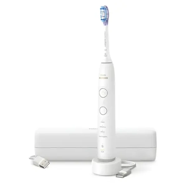 Philips Sonicare 7100 HX7420/01 bílá / Sonický elektrický zubní kartáček / Bluetooth / 62.000 pohybů/min / 3 režimy (HX7420/01)