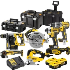 DeWalt DCK755P3T / Aku sada DeWalt DCD796+DCF887+DCH273+DCG405+DCS355+DCS570+DCS334+DCB184 / 3x 5.0 Ah / nabíječka (DCK755P3T)