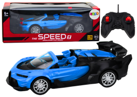 Mamido Sportovní RC auto na dálkové ovládání 1:18 modré