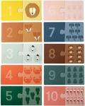 TRIXIE BABY Vkládací puzzle na počítání Zvířata