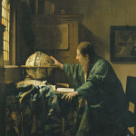 Nástěnný poznámkový kalendář 2026 NOTIQUE - Johannes Vermeer, 30 x 30 cm
