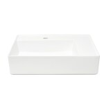Umyvadlo SAT Cube Way 60x46 cm otvor pro baterii uprostřed SATCW6046P SATCW6046P
