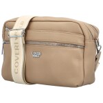 Stylová dámská koženková crossbody kabelka Hazel, khaki