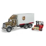 Bruder 02828 Mack Granite UPS s vysokozdvižným vozíkem / 1:16 / od 4 let (02828)