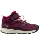 KEEN Skua MID WP YOUTH Kotníkové zimní boty fig/peach fuzz 38 10058525KEN01S6