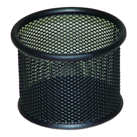 DONAU kelímek na psací potřeby Office Set, výška 68 mm, kov, černý