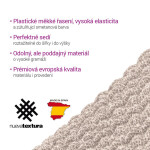 Super strečové potahy RUBINIA smetanová povlaky na polštářky 2 ks ( 40 x 40 cm)