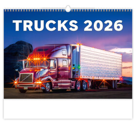 Nástěnný kalendář 2026 Helma - Trucks
