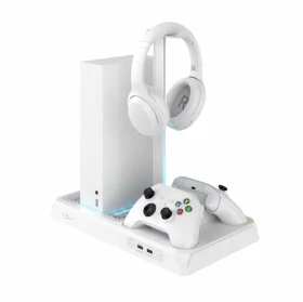 FIXED Multifunkční stanice pro Xbox Series X a S s odvětráváním a nabíjením pro dva ovladače Xbox bílá (FIXXB-MCS-WH)