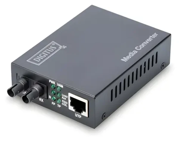 Digitus DN-82010-1 / Mediakonvertor / Fast Ethernet / RJ45-ST Multimode / dosah 2 km (DN-82010-1)