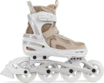 Blackwheels Flex Pro béžová / Kolečkové brusle / rekreační / nastavitelné / vel. M (34-37)