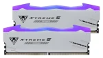 Patriot Viper Xtreme 5 RGB 48GB (2x24GB) 5800MHz stříbrná / DIMM / DDR5 / CL38 / On-Die ECC / Unbuffered / 1.45V (PVXR548G80C38KM)