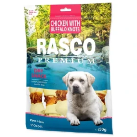 Rasco Premium uzly bůvolí obalené kuřecím masem 230g (1704-17017)