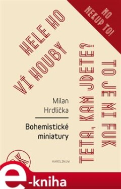 Bohemistické miniatury - Milan Hrdlička e-kniha