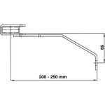 MUNK Günzburger Steigtechnik 41598 Sada pro dodatečnou montáž clip step R 13 pro plošinový žebřík s 11 stupni rychlosti