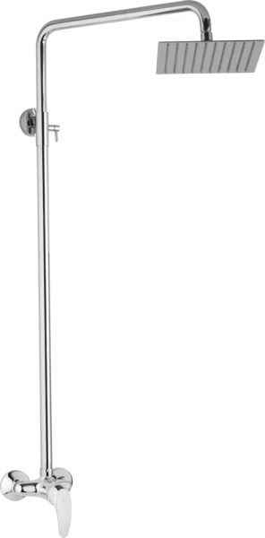 JB Sanitary Sprchová sestava s baterií SLIM s horním vývodem, 25x25cm SA 56 000 00 5