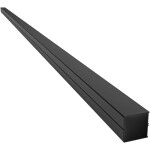 CERANO - Rozšiřovací profil pro boční stěnu Porte, Santoro, Lantono L/P - černá - 15 mm CER-668815