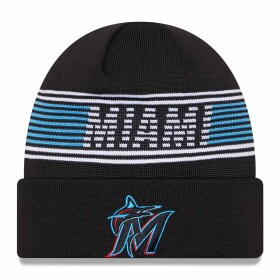 New Era Pánská zimní čepice Miami Marlins MLB Authentic 2024 Clubhouse Beanie