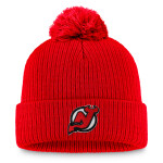Fanatics Pánská zimní čepice New Jersey Devils NHL A/CAP Beanie Cuff Pom