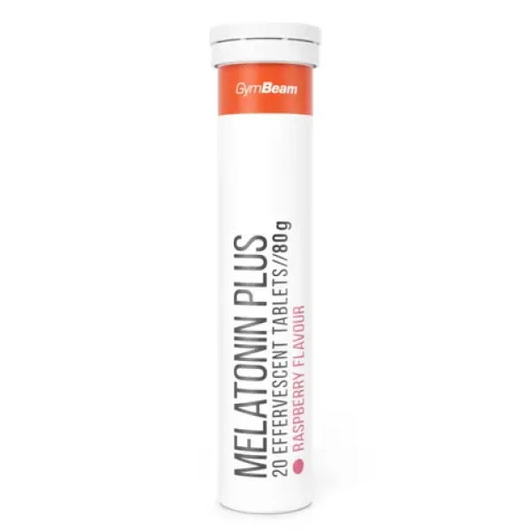 Melatonin Plus šumivý - GymBeam (malina, 80 g) (115654-1-80g-raspberry)