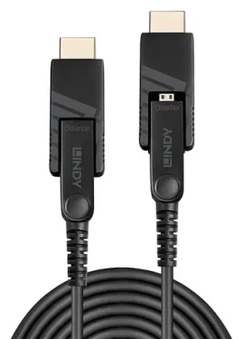 Lindy Micro-HDMI Fibre Optic Hybrid 18G / HDMI kabel / Micro-HDMI / HDMI 2.0 / 10 m (38320)