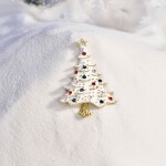 Vánoční brož Vánoční Zlatá