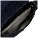 Trendy dámská koženková crossbody kabelka Ada, tmavě modrá