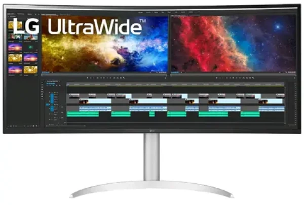 38" LG 38BQ85C-W bílá / IPS / 3840 x 1600 / 21:9 / 1000:1 / 300cd-m2 / DP+HDMI+USB-C / VESA / repro (38BQ85C-W)