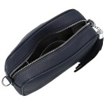 Stylová dámská koženková crossbody kabelka Danika, tmavě modrá