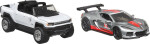 Hot Wheels sada 2 ks natahovacích aut 1:43 - Mattel Hot Wheels