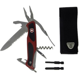 Victorinox RangerGrip 174 0.9728.WC švýcarský kapesní nožík počet funkcí 17 červená, černá