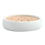 Spirella SVEN mýdlenka bílá / polyresin / dřevo (7610583214188)